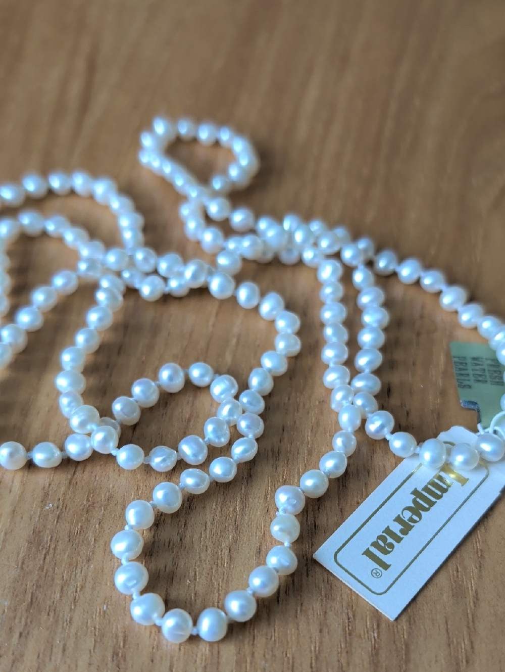 Imperia Pearl Necklace - White Pearls